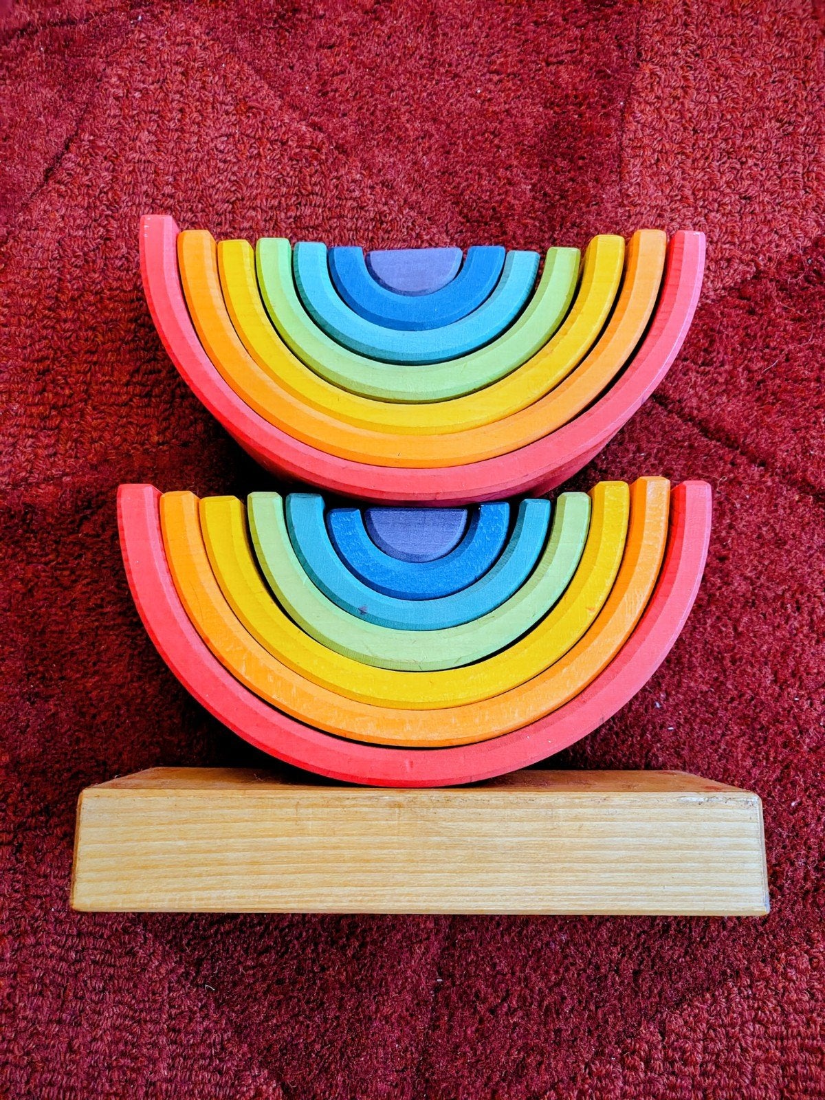 Grimm's Stacking Tower Dubbele Regenboog 🌈🌈, Ophalen of Verzenden, Gebruikt, Overige typen