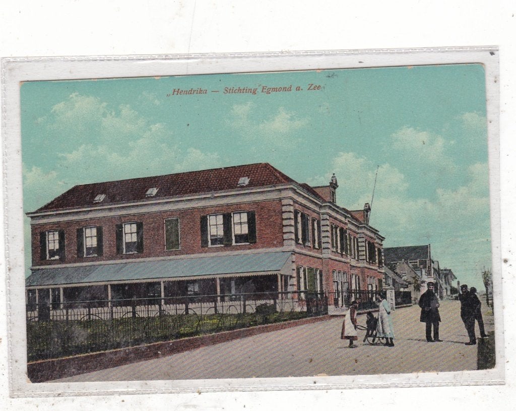 Egmond aan Zee-Hendrika Stichting circa 1910, Ophalen of Verzenden, Voor 1920, Gelopen, Noord-Holland