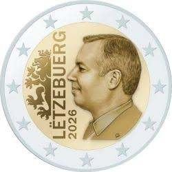 Luxemburg 2 euro 2026 UNC Nieuwe afbeelding, Ophalen of Verzenden, Luxemburg, 2 euro, Losse munt