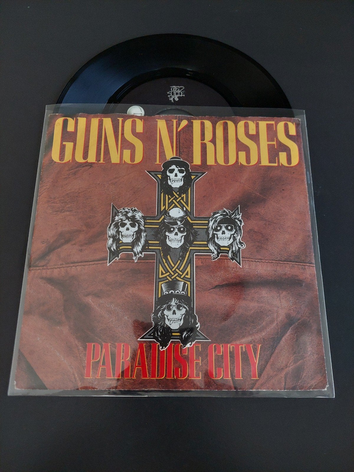 Guns n' Roses paradise city, Cd's en Dvd's, Ophalen of Verzenden, Gebruikt, 7 inch