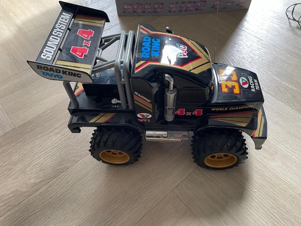 Road King 4x4 RC Truck - Vintage en Compleet, Auto offroad, Zo goed als nieuw, RTR (Ready to Run), Overige schalen
