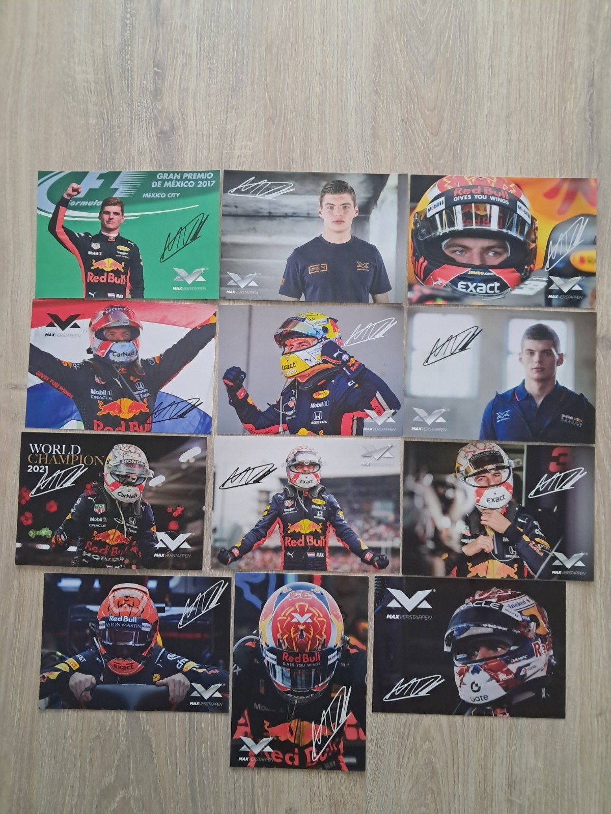 Max Verstappen webshop kaarten set (12 stuks), Verzenden, Zo goed als nieuw, Formule 1