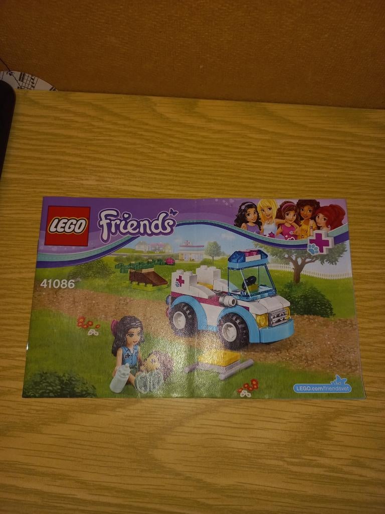 Lego Friends 41086 Dierenambulance, Kinderen en Baby's, Speelgoed | Duplo en Lego, Gebruikt, Lego, Complete set, Compleet, Inclusief instructies