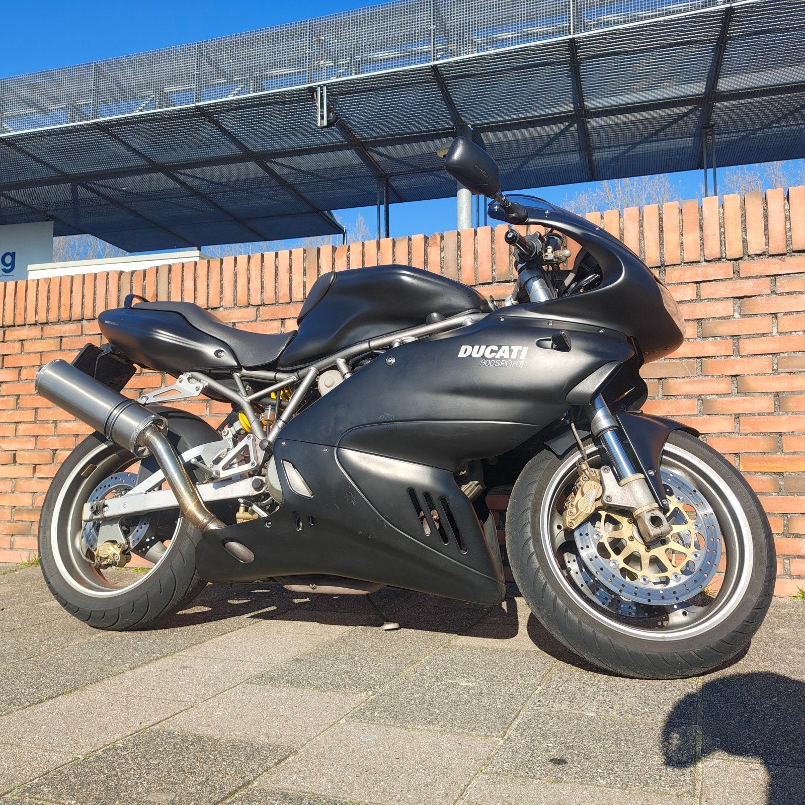 Ducati 900 SS mat zwart, 2 cilinders, Motorrijbewijs A, Gebruikt, Super Sport