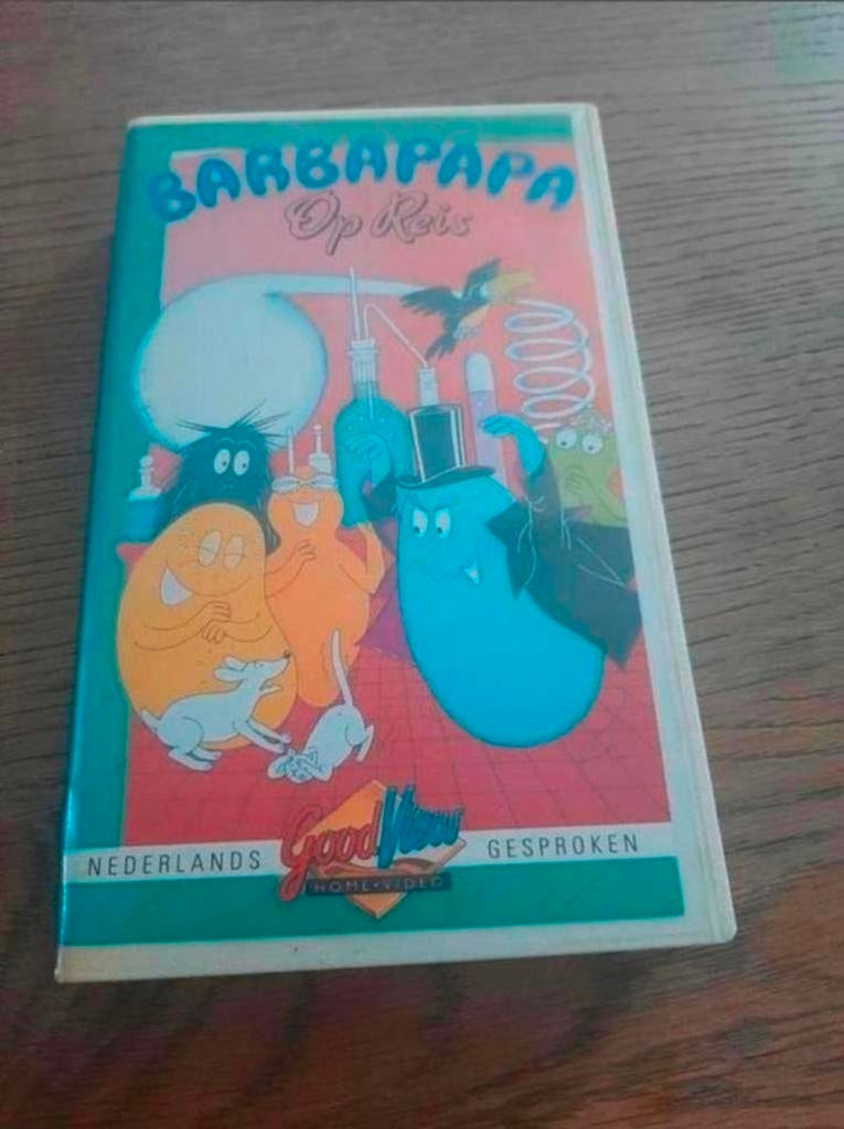 Barbapapa op Reis videoband., Alle leeftijden, Ophalen of Verzenden, Gebruikt, Tekenfilms en Animatie