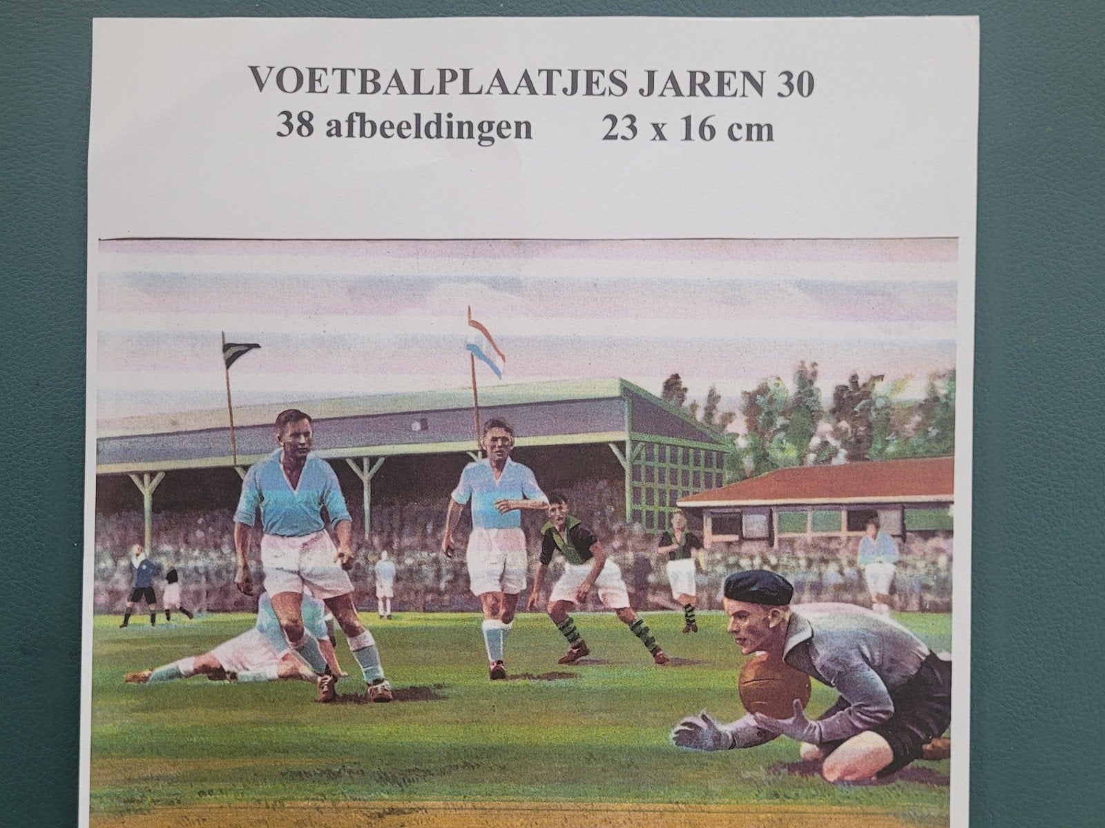 VOETBALPLAATJES JAREN 30, Ophalen of Verzenden, Gebruikt, Poster, Plaatje of Sticker