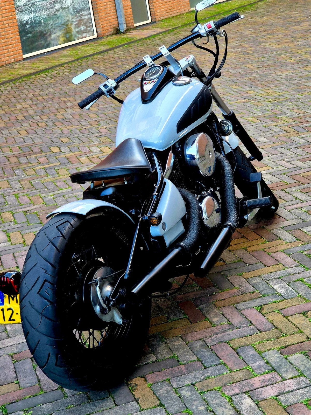Dikke Kawasaki VN800 Bobber - Nardo Grey!, Motoren, LED Verlichting, 2 cilinders, Chopper, Bedrijf