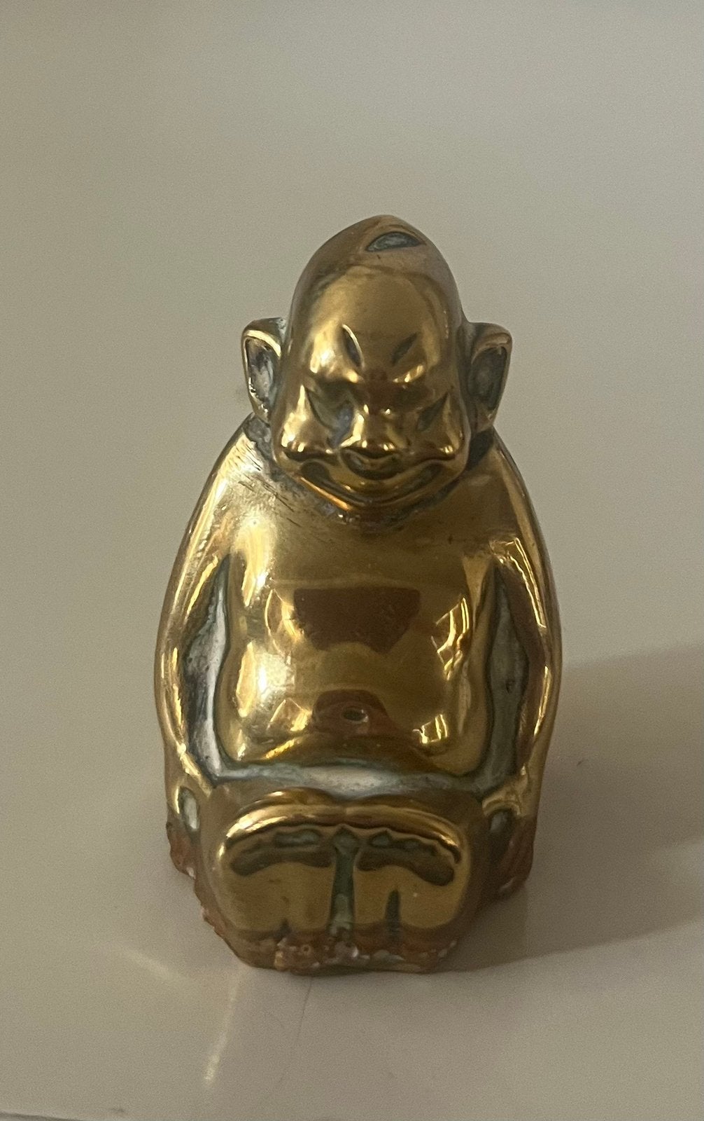 Antiek messing Billiken beeldje 1908, gemarkeerd, Ophalen of Verzenden
