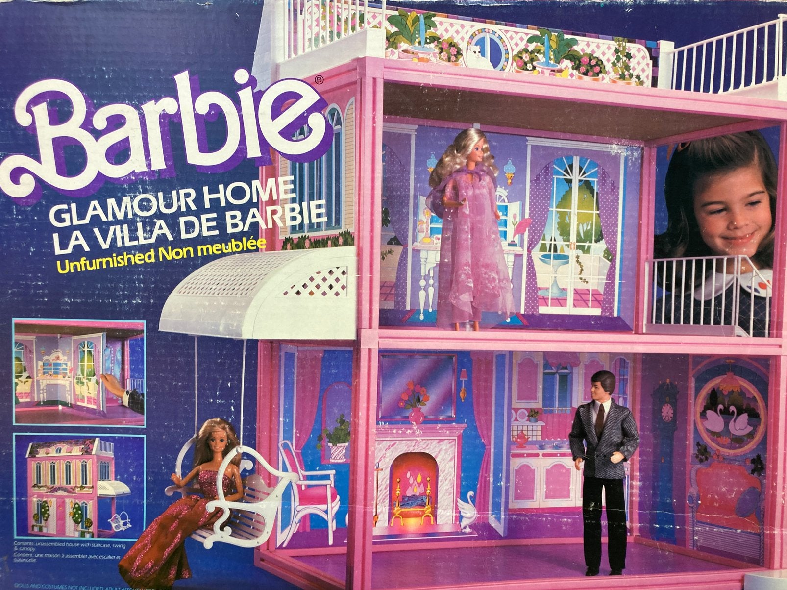 Barbie huis inclusief originele doos, Ophalen, Gebruikt
