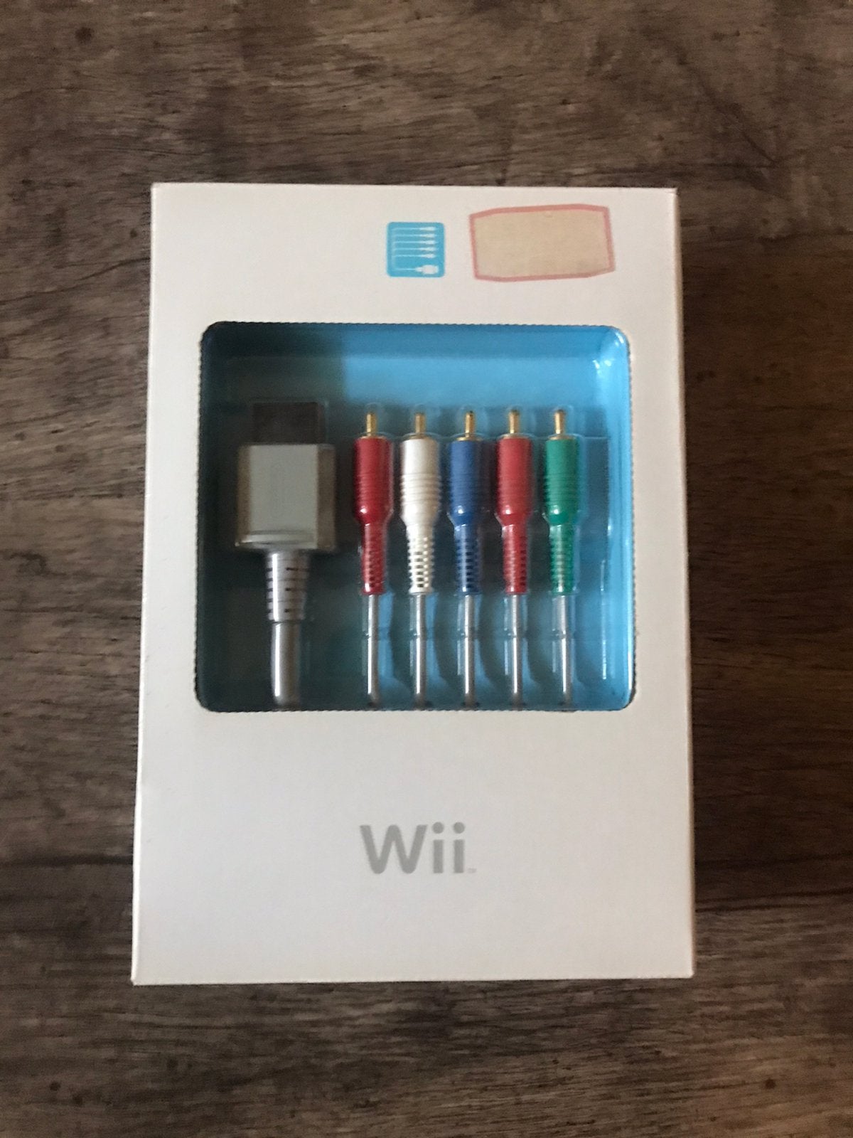 Nintendo Wii component kabel in doos Officieel Nintendo, Spelcomputers en Games, Ophalen of Verzenden, Zo goed als nieuw, Wii