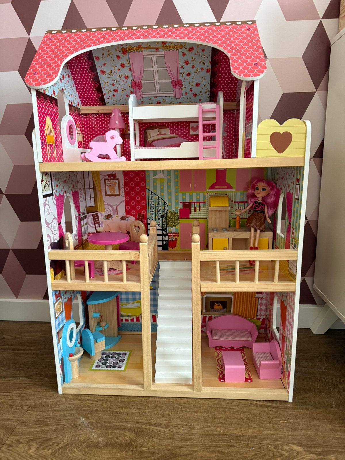 Poppenhuis Bandits and Angels, Ophalen, Zo goed als nieuw, Poppenhuis