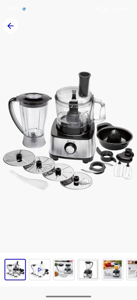 ProfiCook 4 in 1 Keukenmachine - Blender & Klopper, Antiek en Kunst, Ophalen of Verzenden