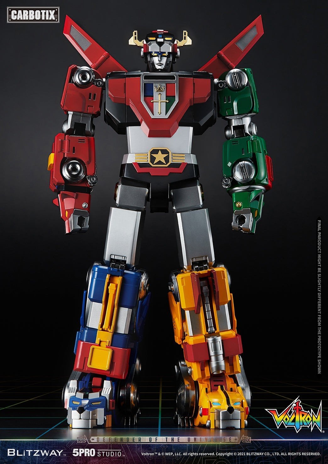Blitzway Voltron,Voltron 5Pro,Sideshow., Verzamelen, Verzenden, Zo goed als nieuw