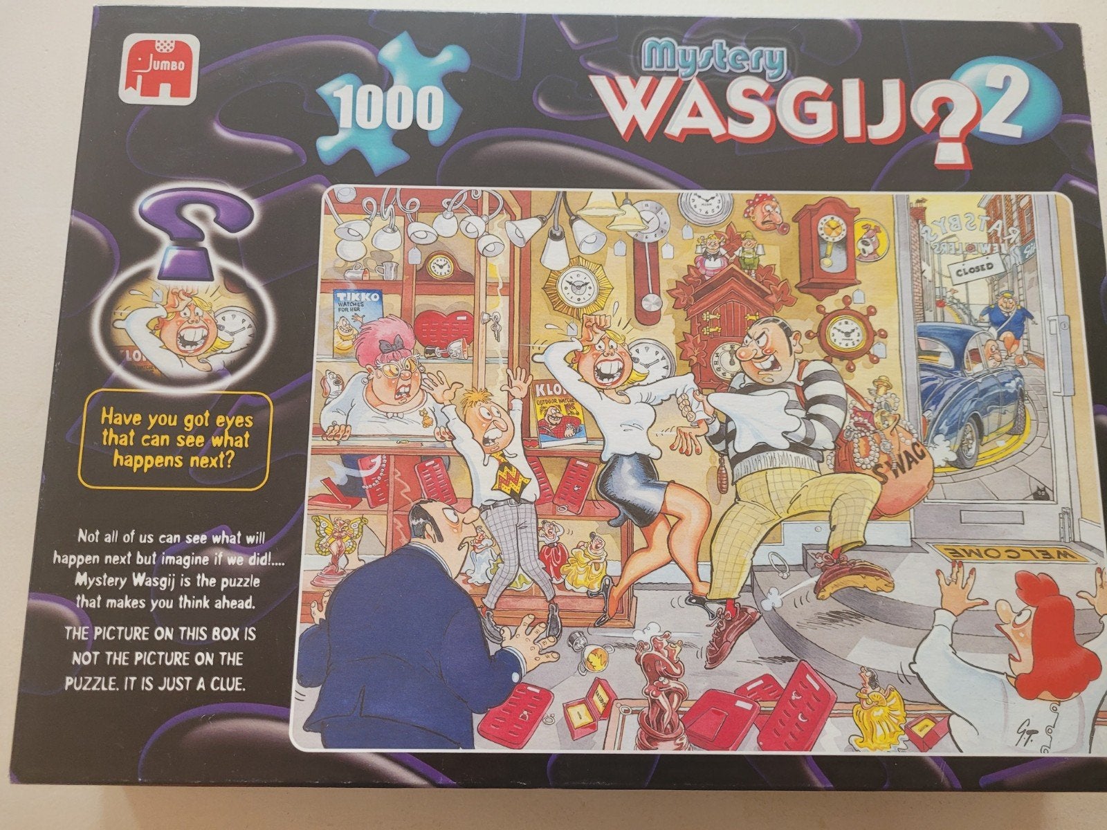 Jumbo Wasgij?2 Mystery Puzzel 1000 stukjes, Ophalen of Verzenden, Gebruikt