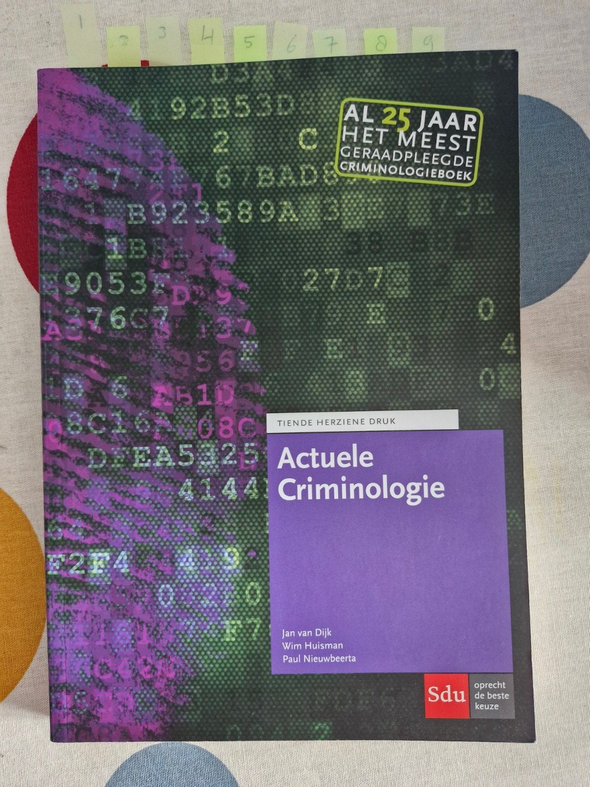 Actuele Criminologie - Tiende Herzien Druk, Zo goed als nieuw, Jan van Dijk, Wim Huisman, Paul Nieuwbeerta, Gamma, HBO
