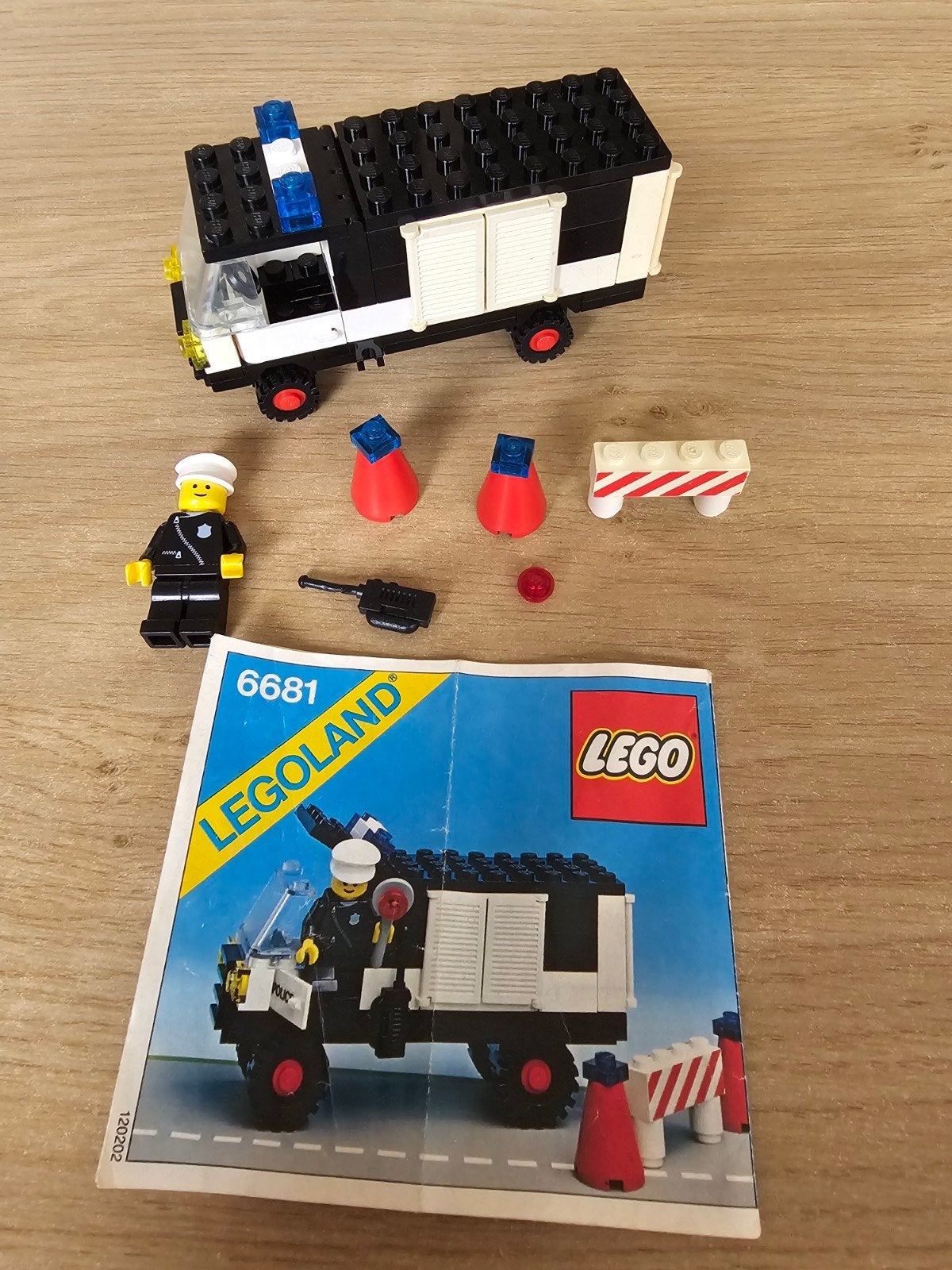 LEGO 6681 Police Van uit 1981, Ophalen of Verzenden, Gebruikt