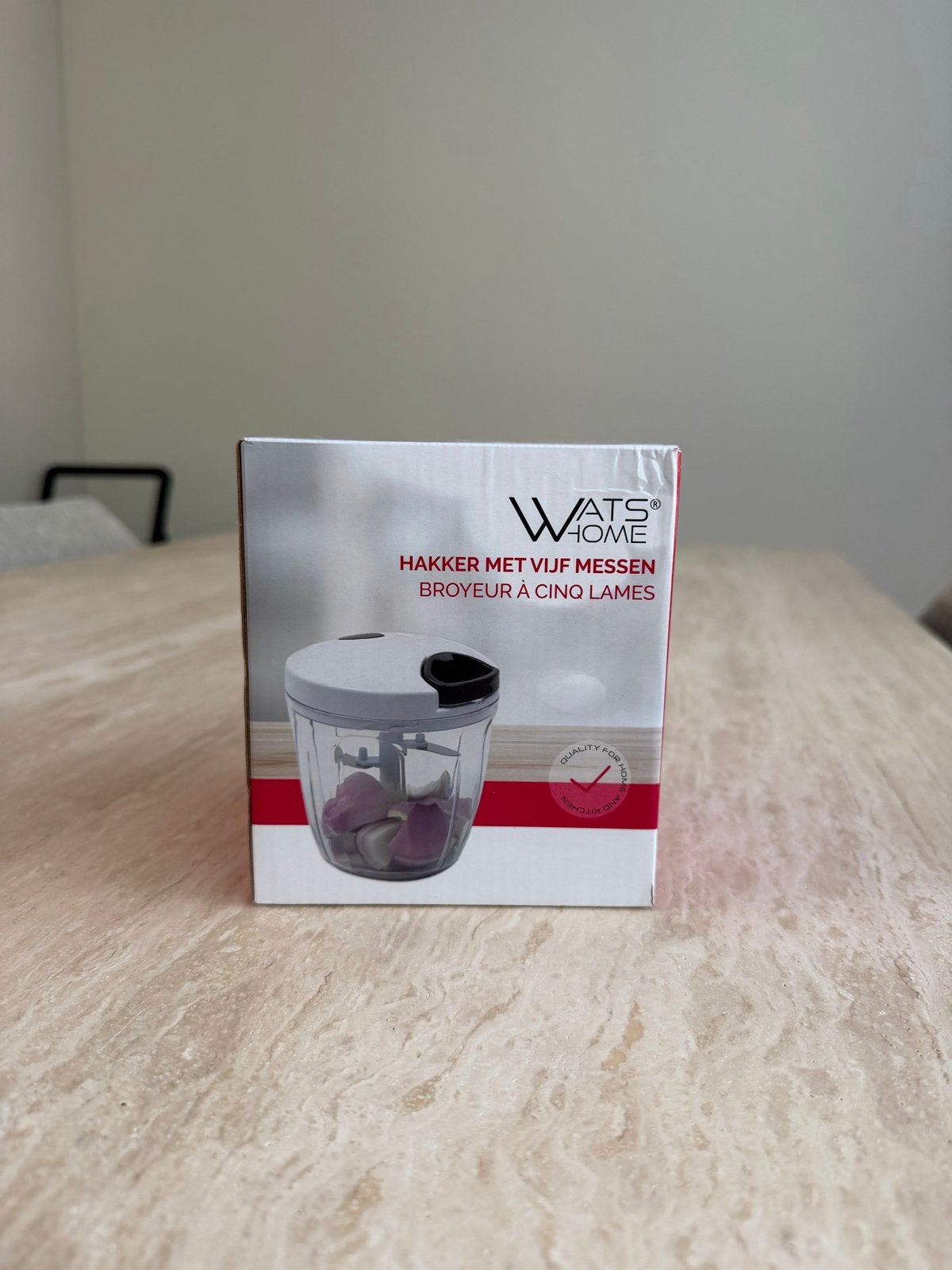 Wats Home Hakker met Vijf Messen - Nieuw in Doos, Overige typen, Kunststof, Nieuw, Ophalen of Verzenden