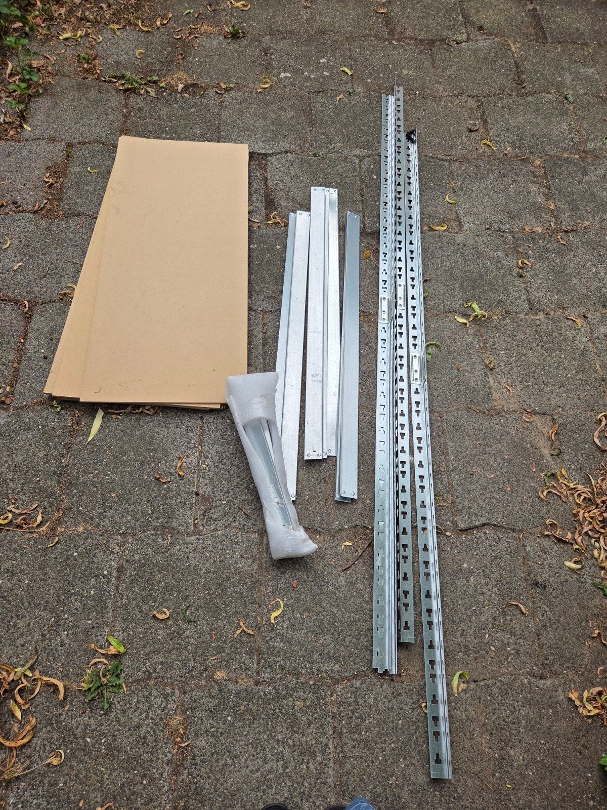 Gebruikte stellingkast / Opbergrek, Ophalen