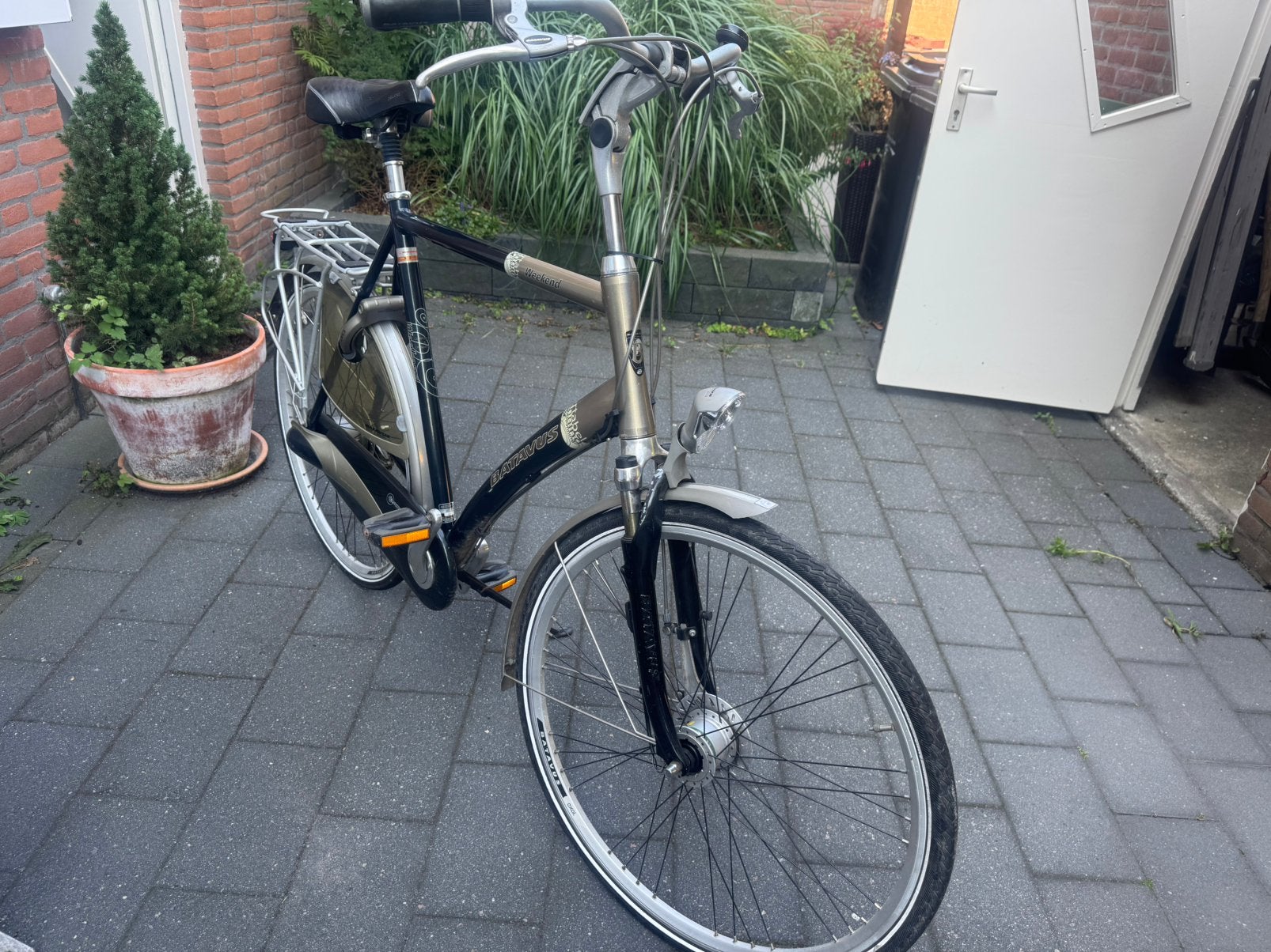 Mooie batavus heren fiets met een 65 cm frame., Fietsen en Brommers, Elektrische fietsen, 59 cm of meer, Ophalen, Zo goed als nieuw