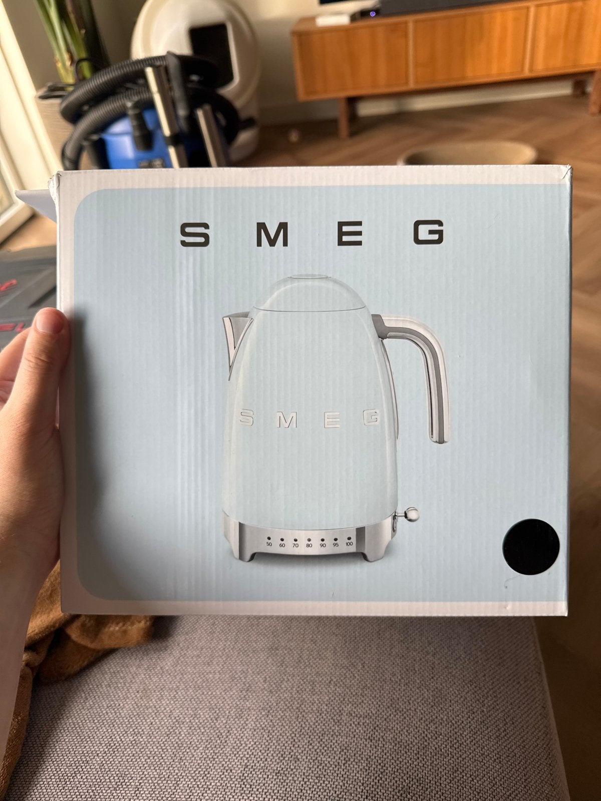 Smeg Waterkoker zwart, 1 tot 2 liter, Ophalen, Zo goed als nieuw