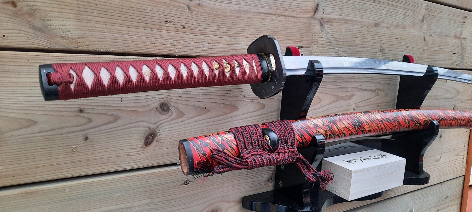 T10 staal Scherp katana zwaard, samurai zwaarden, sabel, mes, Verzamelen, Militaria | Algemeen, Ophalen of Verzenden, Overige soorten