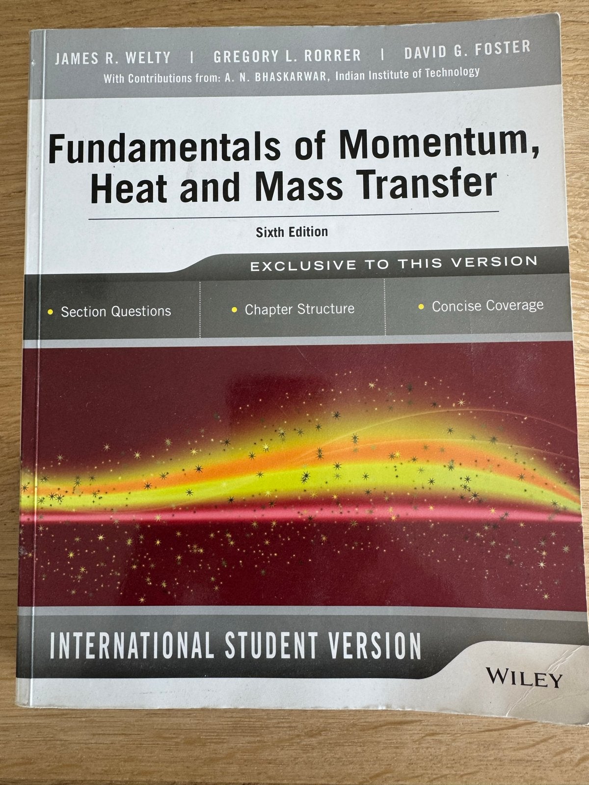 Fundamentals of Momentum, Heat and Mass Transfer, Ophalen of Verzenden, Beta, Zo goed als nieuw, WO