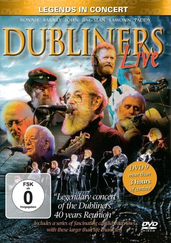 The Dubliners Live - Legends in Concert DVD, Cd's en Dvd's, Bonusmateriaal, Engels, Alle leeftijden, Ophalen of Verzenden