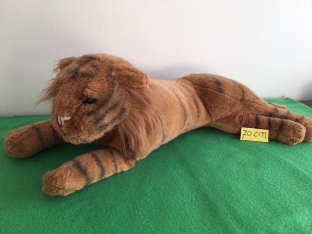 Hele mooie grote tijger (70 cm), Kinderen en Baby's, Speelgoed | Knuffels en Pluche, Overige typen, Ophalen of Verzenden, Zo goed als nieuw