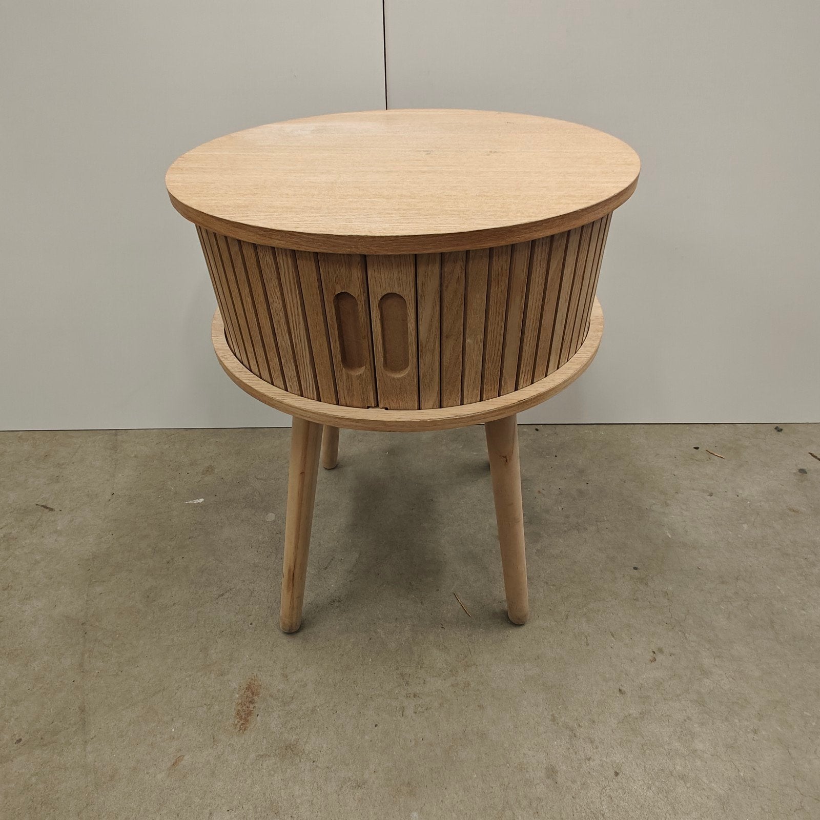Xenos bijzettafel Uppsala - Rond - Natuurlijk hout, Minder dan 55 cm, Rond, Hout, Ophalen