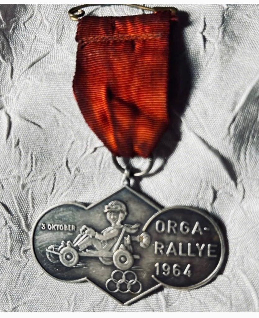 Herinnerings medaille “Orga-Rallye” 3 oktober 1964, Ophalen of Verzenden, Overige materialen, Nederland