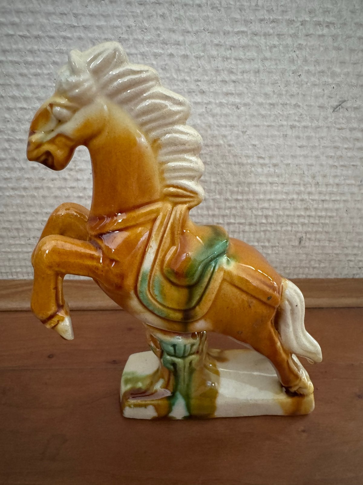 Vintage Chinees Tang Paard Keramiek Beeldje, Ophalen of Verzenden