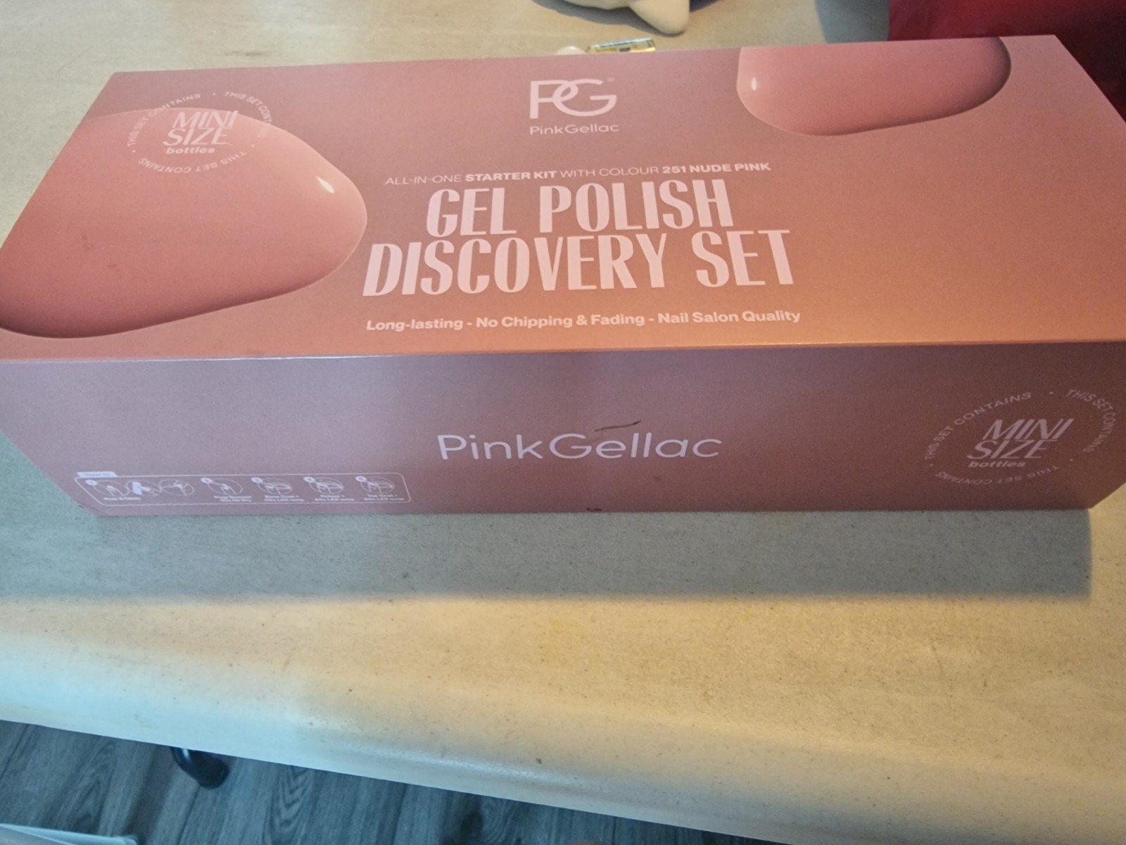 Pink Gellac Gel Polish Discovery Set - Nude Pink, Ophalen of Verzenden, Nieuw, Overige typen