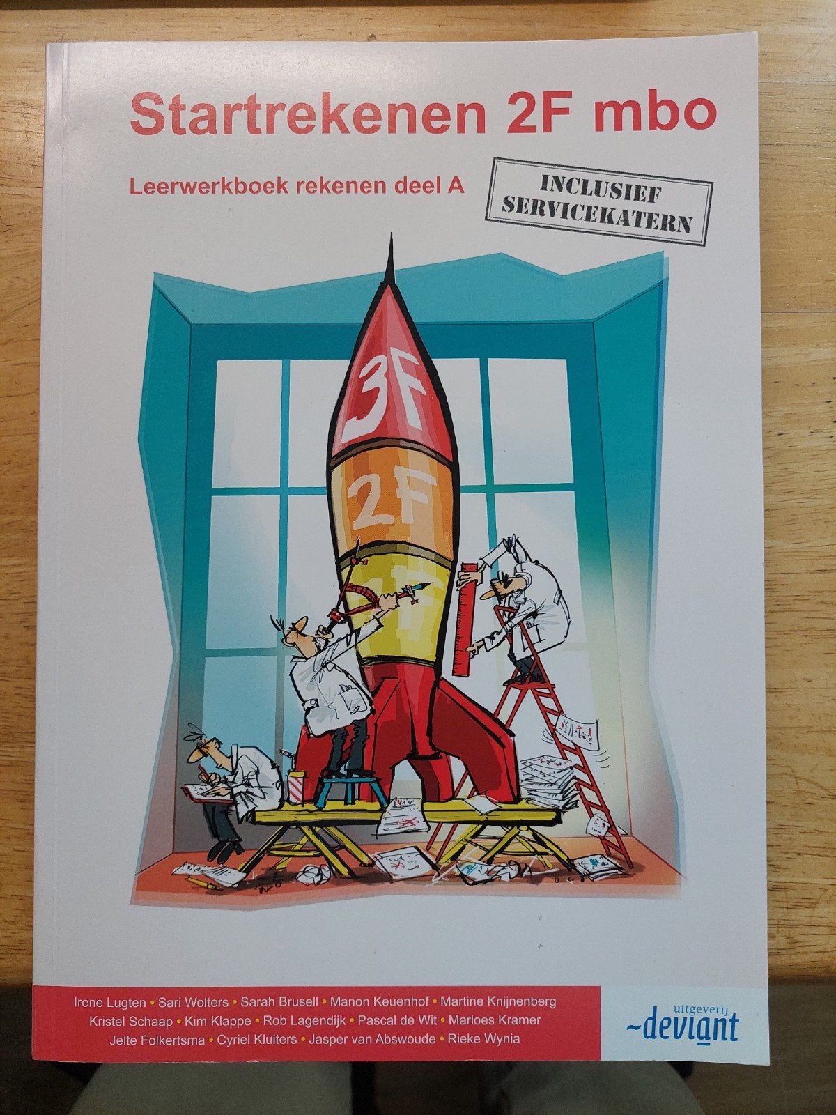 Startrekenen 2F mbo - Leerwerkboek rekenen deel A, Ophalen of Verzenden, Nieuw, MBO, Irene Luppen ea