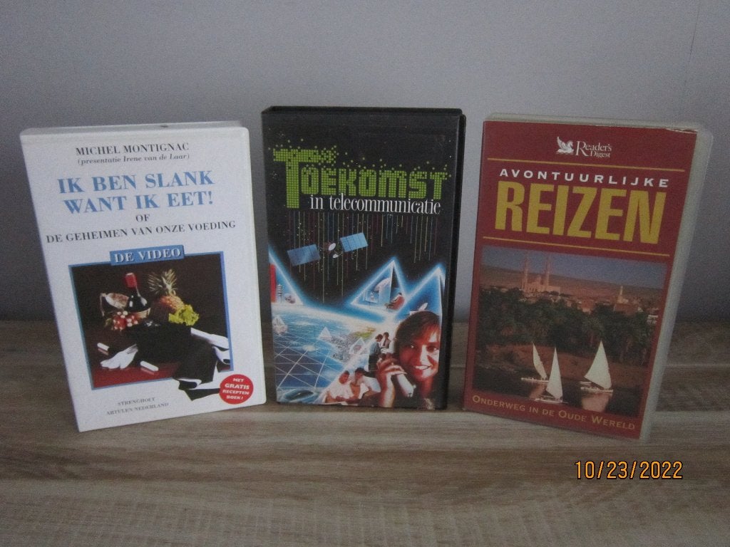 VHS Video Documentaire 4 Stuks Origineel, Gebruikt, Alle leeftijden, Ophalen of Verzenden, Documentaire