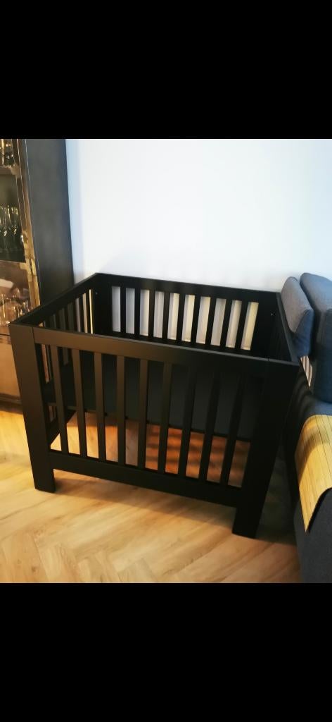 Kidsmill box met boxkleed en babynestje, Ophalen, Zo goed als nieuw, Rechthoekig, In hoogte verstelbaar