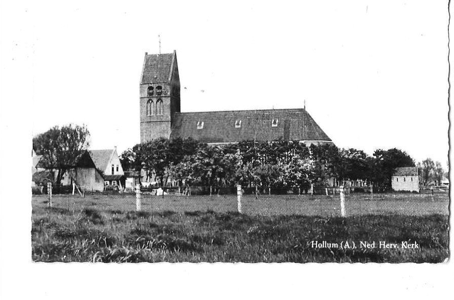 Hollum, Verzamelen, Ansichtkaarten | Nederland, Ophalen of Verzenden, 1960 tot 1980, Gelopen, Friesland