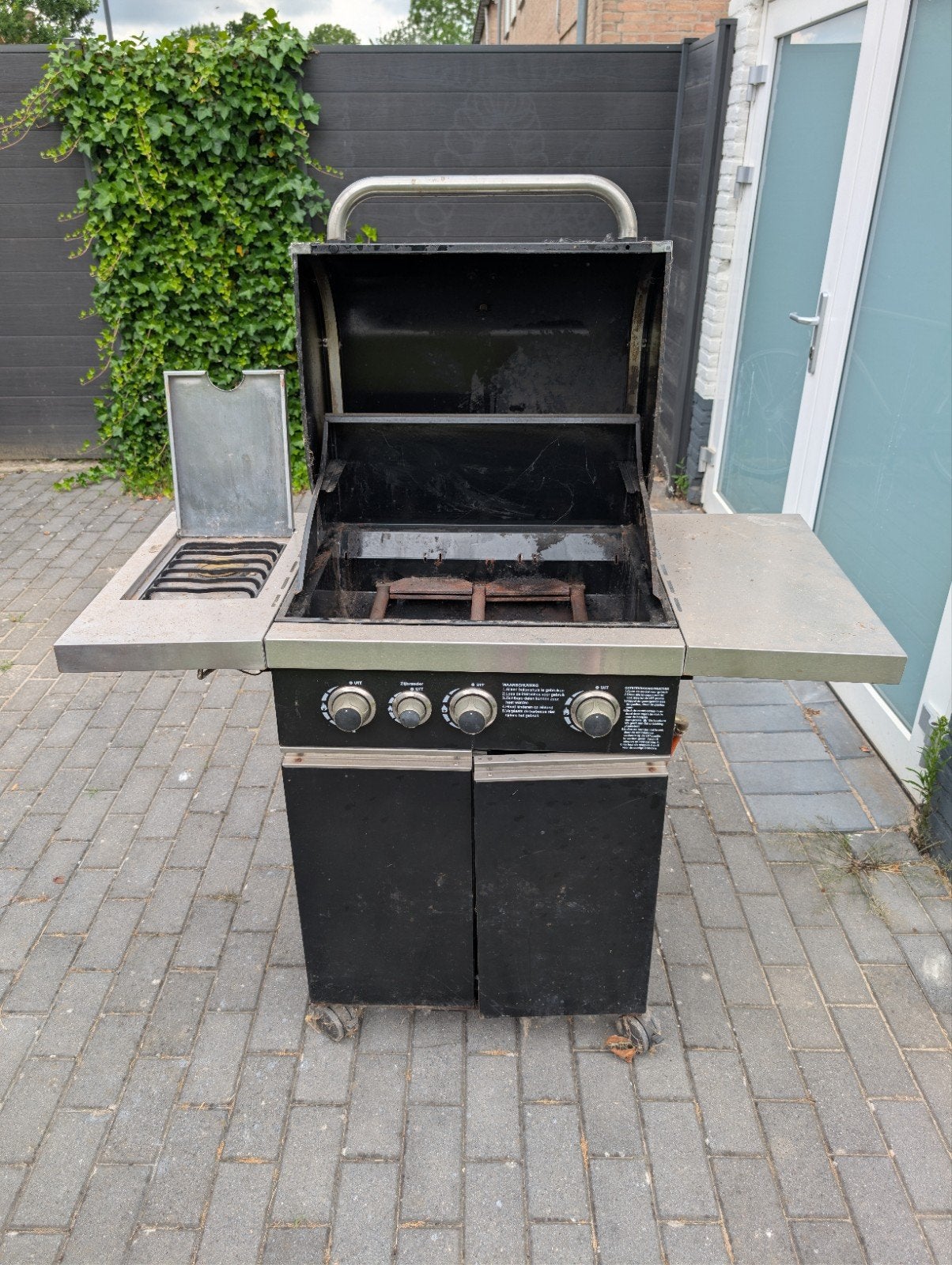 Gratis gas BonFire bbq, incl gastank., Ophalen, Gebruikt, Bonfire