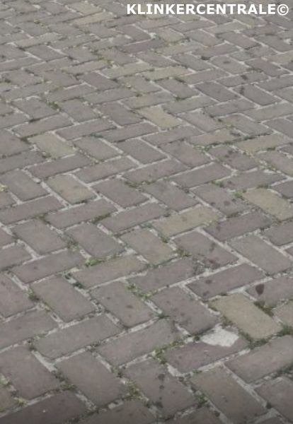 ROOIKORTING 510m2 rood paars brons gebakken klinkers straats