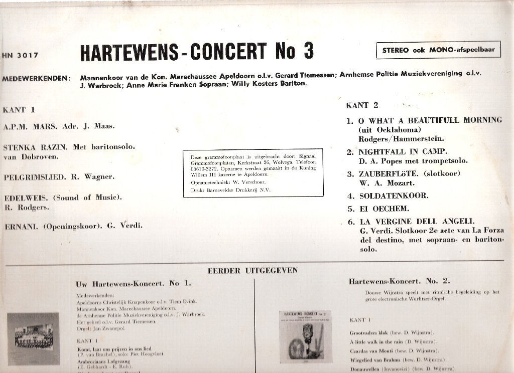 Arnhem-Marechaussee(Tiemessen) Politie ea vinyl LP zeldz, Verzamelen, Militaria | Algemeen, Ophalen, Landmacht, Nederland, Overige typen