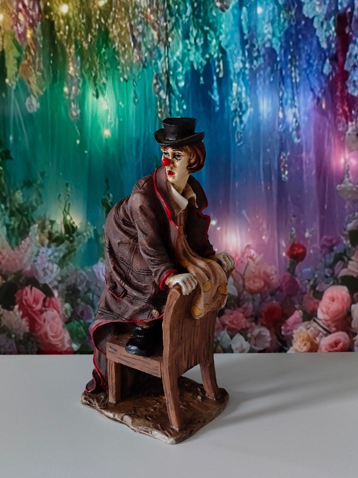 Een mooi beeldje van een clown., Ophalen of Verzenden, Zo goed als nieuw, Mens