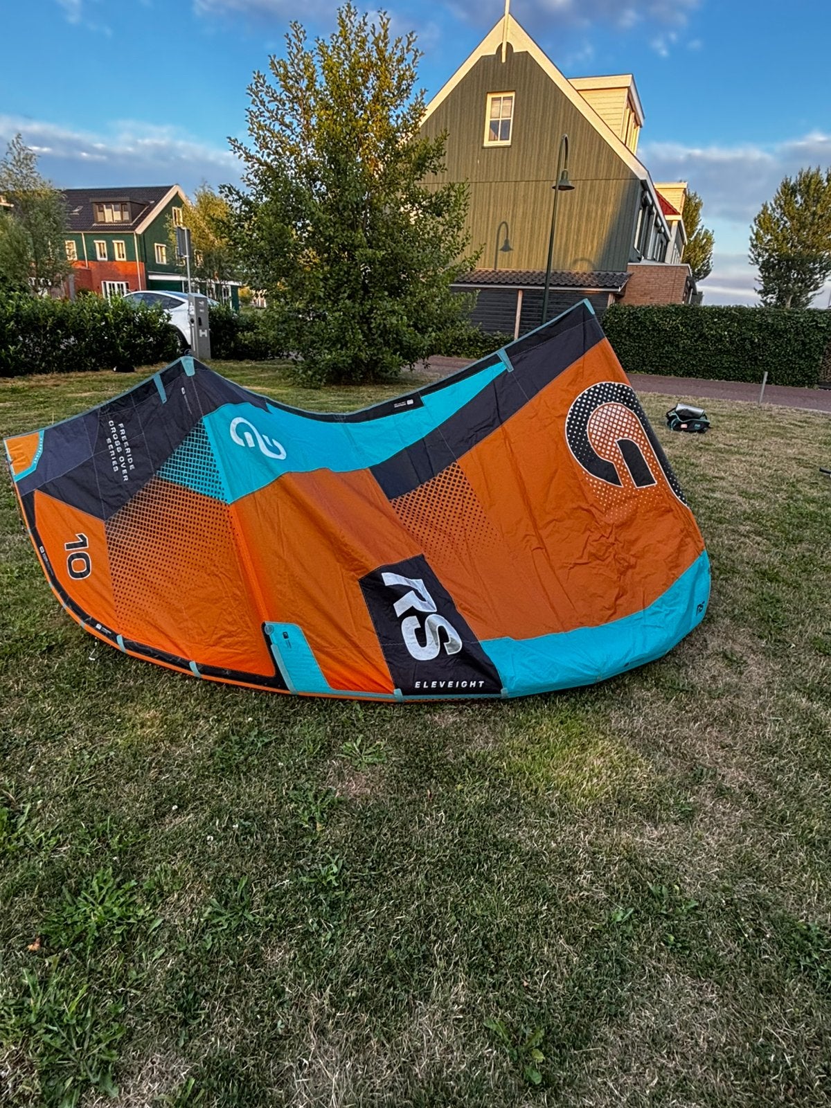 Eleveight Rs v9 10m met bar., Geen board, Ophalen of Verzenden, Zo goed als nieuw, 10 m²