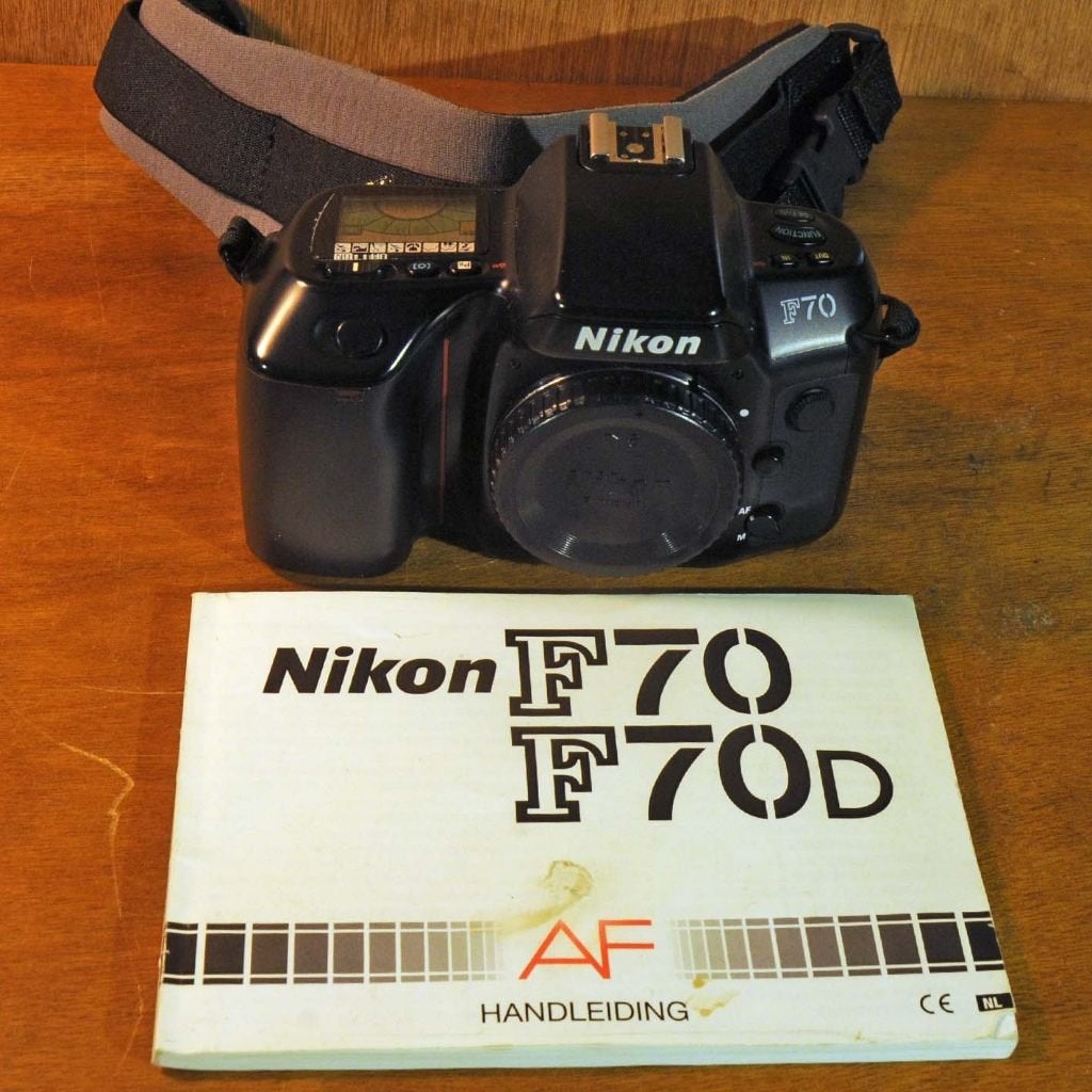 Nikon F70 body, Ophalen of Verzenden, Gebruikt, Spiegelreflex, Nikon