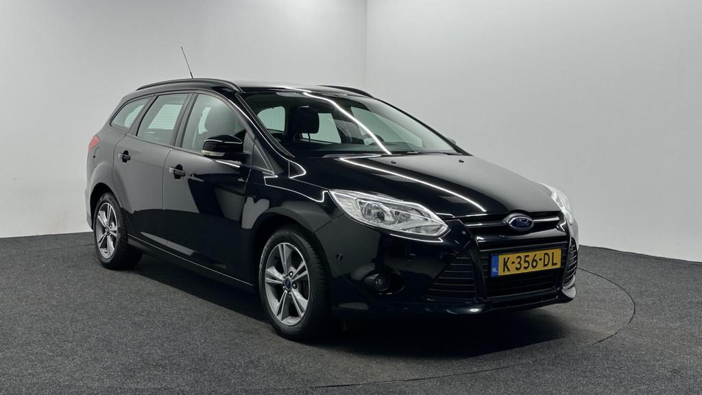 Ford Focus Wagon 1.0 EcoBoost Lease Trend AIRCO CRUISE LM., Auto's, Ford, Euro 5, Gebruikt, Met garantie (alle), Zwart