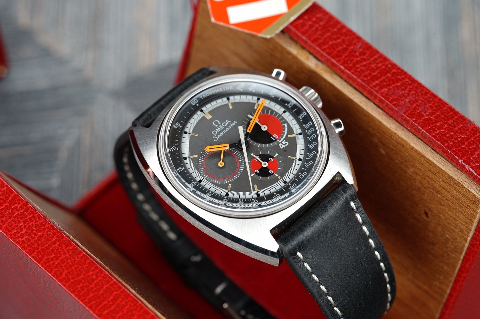 Omega Seamaster Soccertime 145.020, Staal, Omega, Ophalen of Verzenden, Zo goed als nieuw