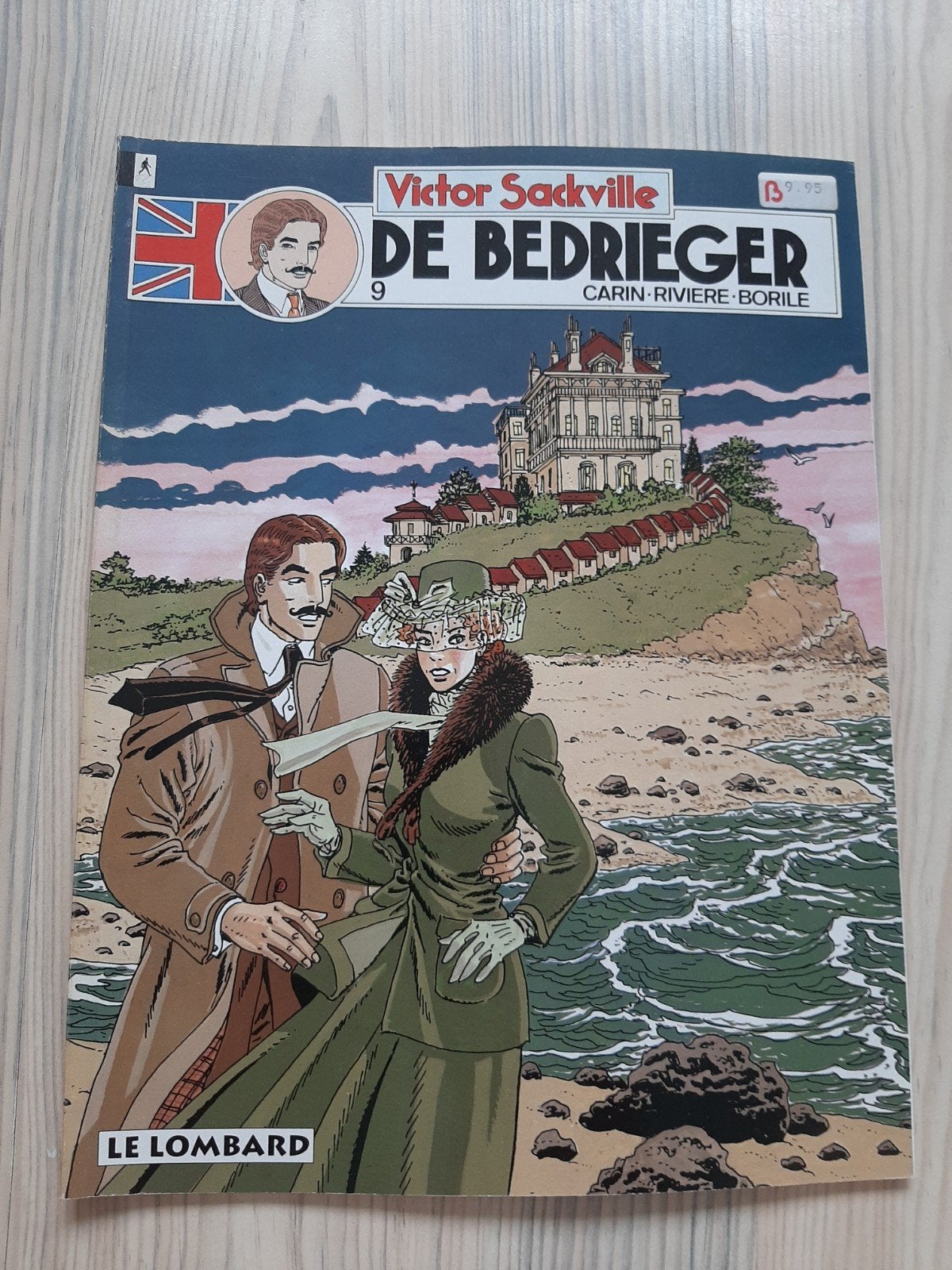 Victor Sackville - De Bedrieger (Nr. 9), Eén stripboek, Ophalen of Verzenden, Gelezen, Carin, Rivière, Borile