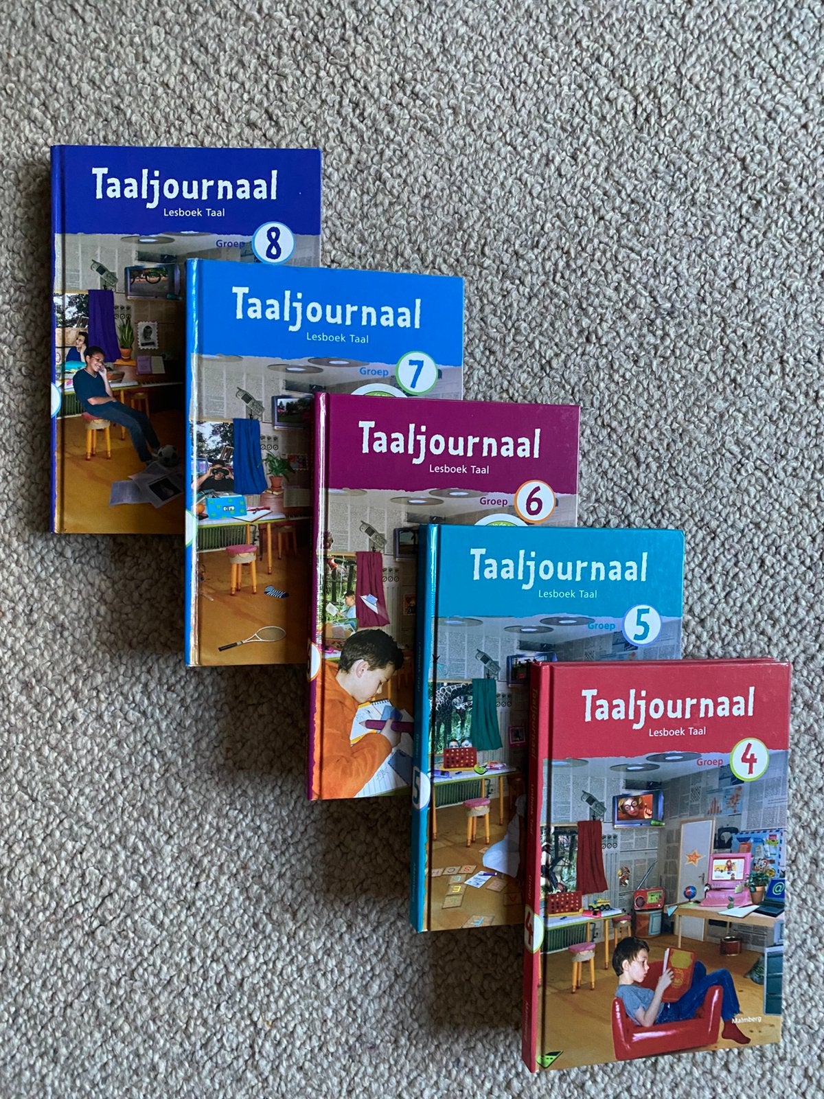 Taaljournaal lesboeken gr. 4,5,6,7,8 Taalmethode basisschool, Ophalen of Verzenden, Zo goed als nieuw, Overige niveaus, Nederlands