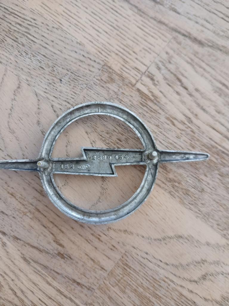 Opel logo embleem - Origineel, gebruikt, Gebruikt, Voor, Opel, Ophalen of Verzenden