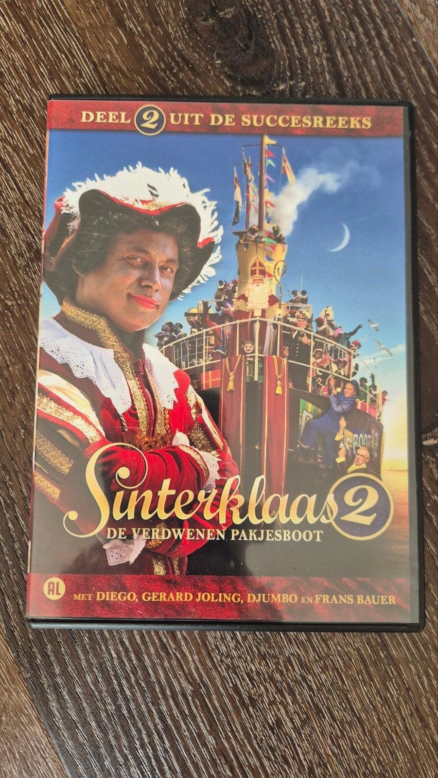 DVD Sinterklaas en de verdwenen pakjesboot, Ophalen, Gebruikt, Alle leeftijden, Nederlands