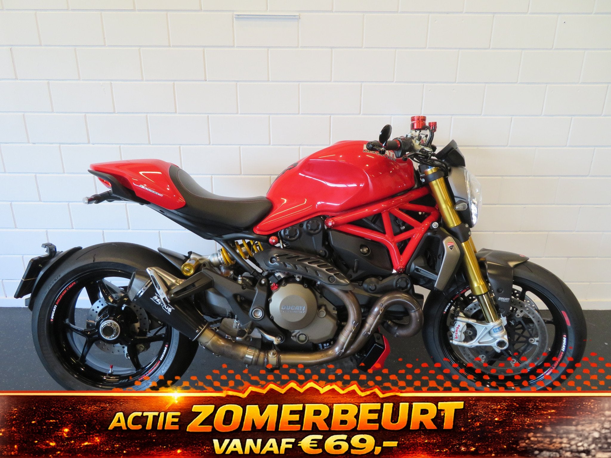 Ducati MONSTER 1200 S REMUS HISTORIE TOPPY (bj 2014), Motoren, Motoren | Ducati, Bedrijf, Naked bike