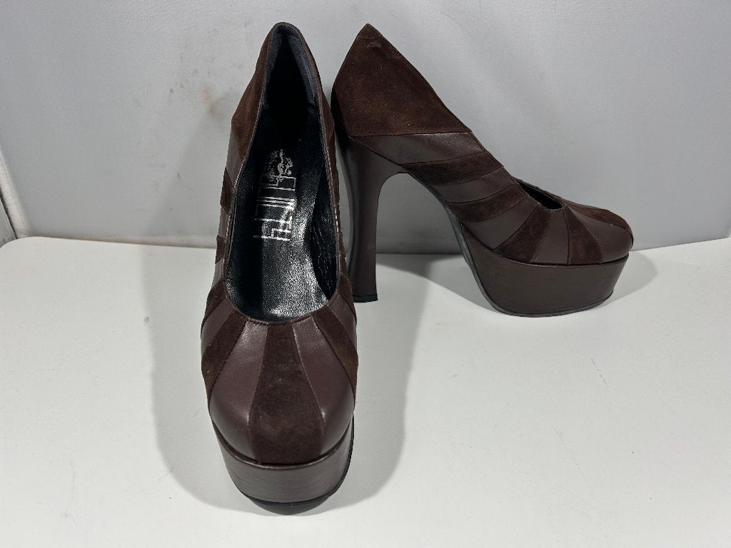 Guilty, maat 38 extravagante vintage schoenen, Kleding | Dames, Bruin, Guilty, Nieuw, Ophalen of Verzenden